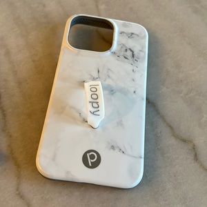 Loopy marble case for iPhone 13 Pro. Never used. Brand new.